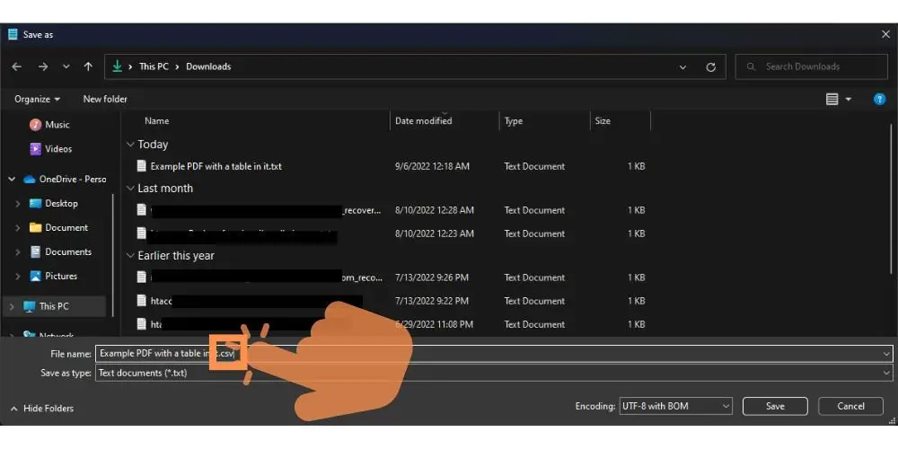 changing txt to csv - techguidecentral.com