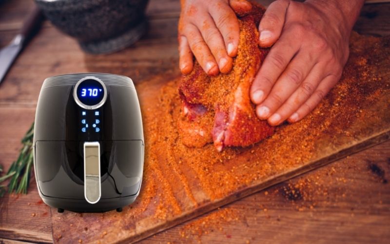 Seasoning food in an air fryer - Family Guide Central