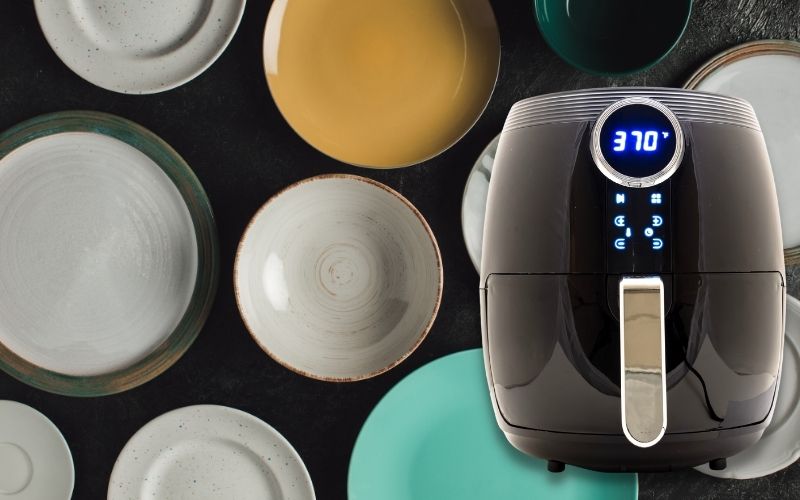 Using a plate in an air fryer - Family Guide Central