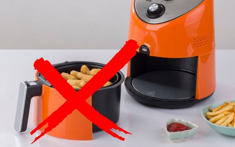 Using an air fryer without the outer basket - Family Guide Central