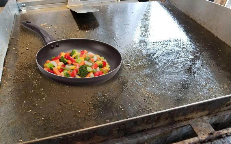 Using pans on griddles - FamilyGuideCentral.com