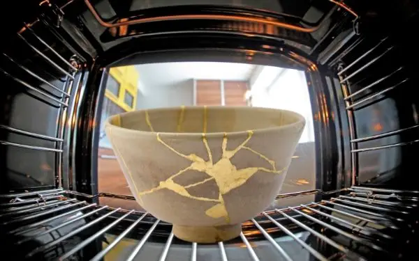 Ceramic bowl in oven - FamilyGuideCentral.com
