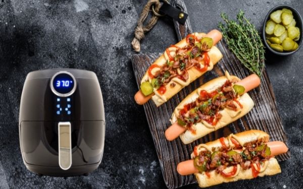 Air frying hot dogs - FamilyGuideCentral.com