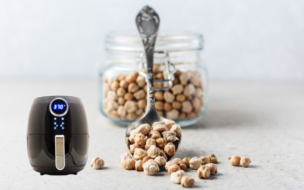 Dehydrated air fryer chickpeas - FamilyGuideCentral.com