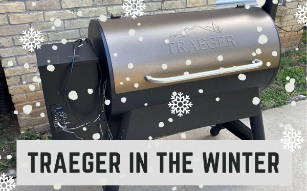 Traeger outside in the cold - FamilyGuideCentral.com