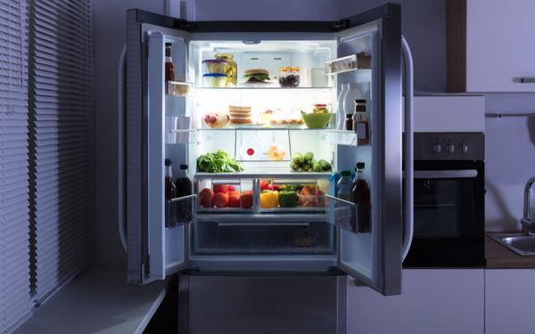 Refrigerator doors open - familyguidecentral.com