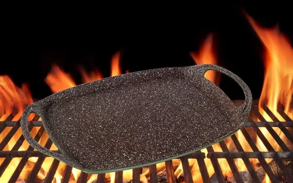 Griddle on a grill - familyguidecentral.com