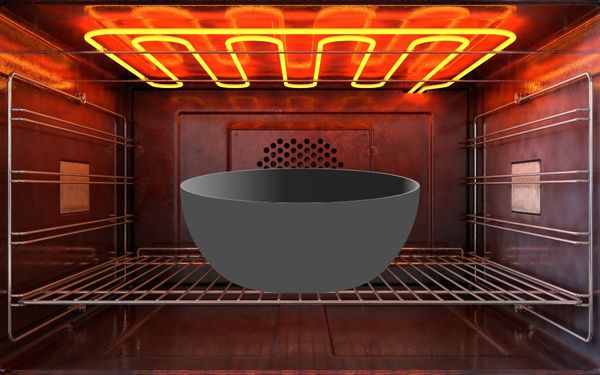 Microwave safe bowl in an oven - familyguidecentral.com