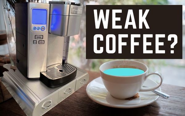 Cuisinart Coffee Maker Making Weak Coffee (Ways on How to FIX That!)