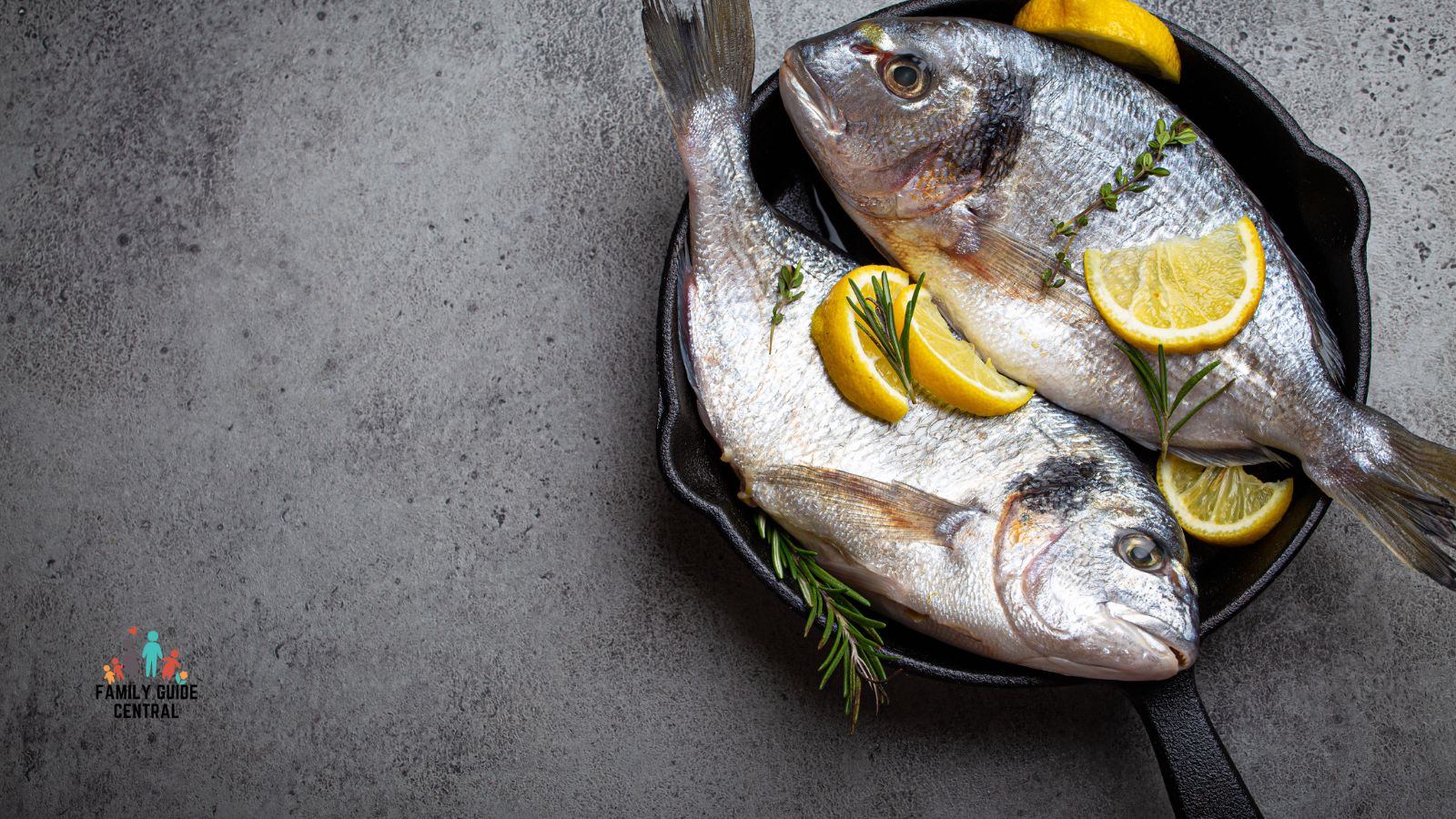 Fish on cast iron pan - familyguidecentral.com