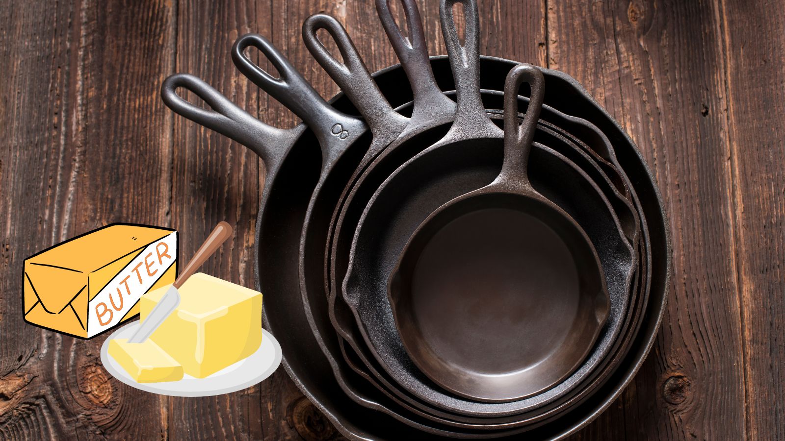 Using butter to season cast iron - familyguidecentral.com