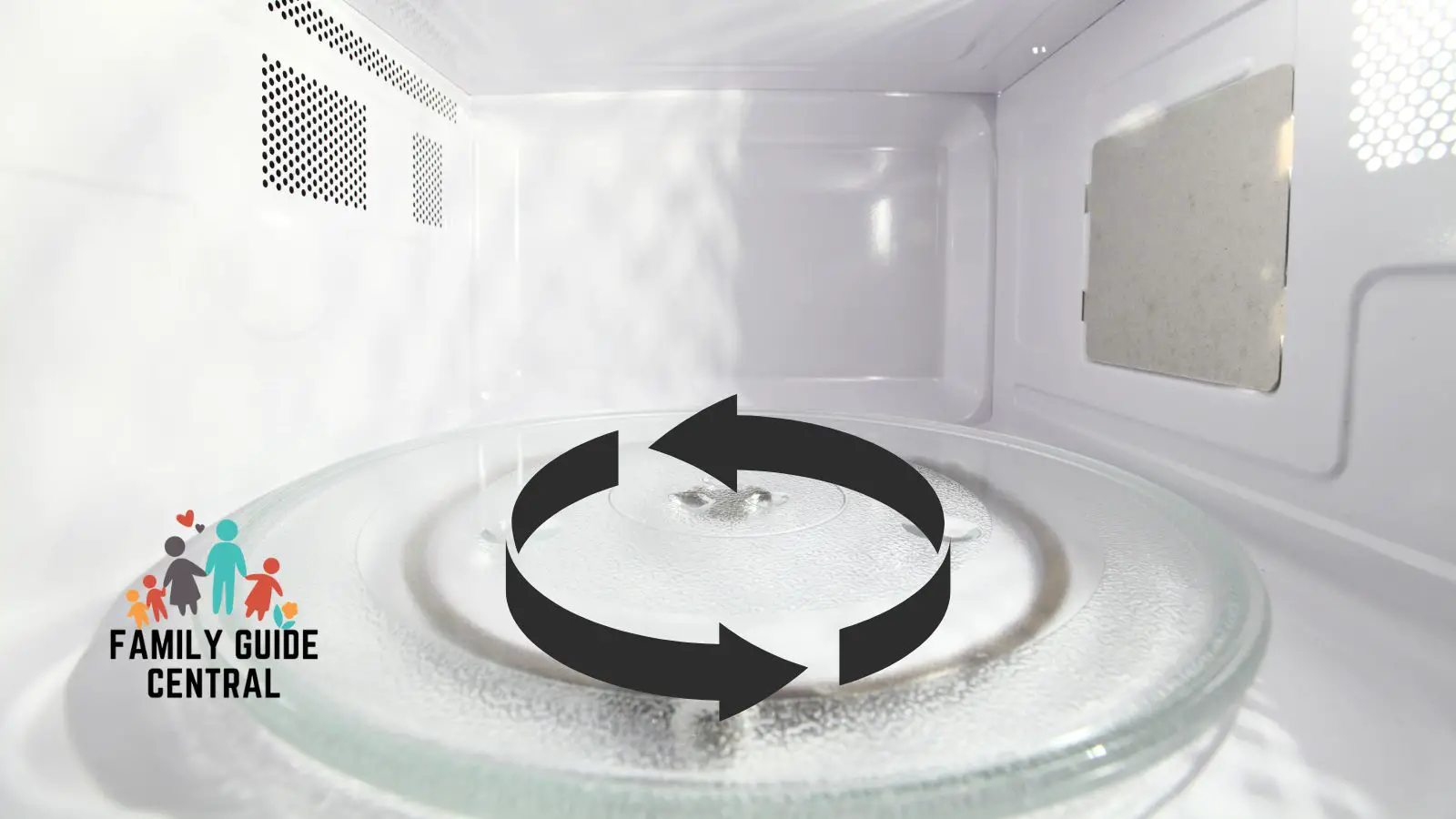 Microwave turntable spinning - familyguidecentral.com