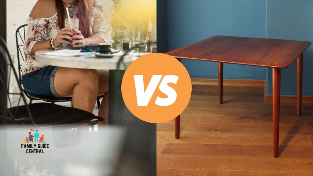 4 Legs vs. Single Pedestal Dining Table (Which is the Best Style for Business?)