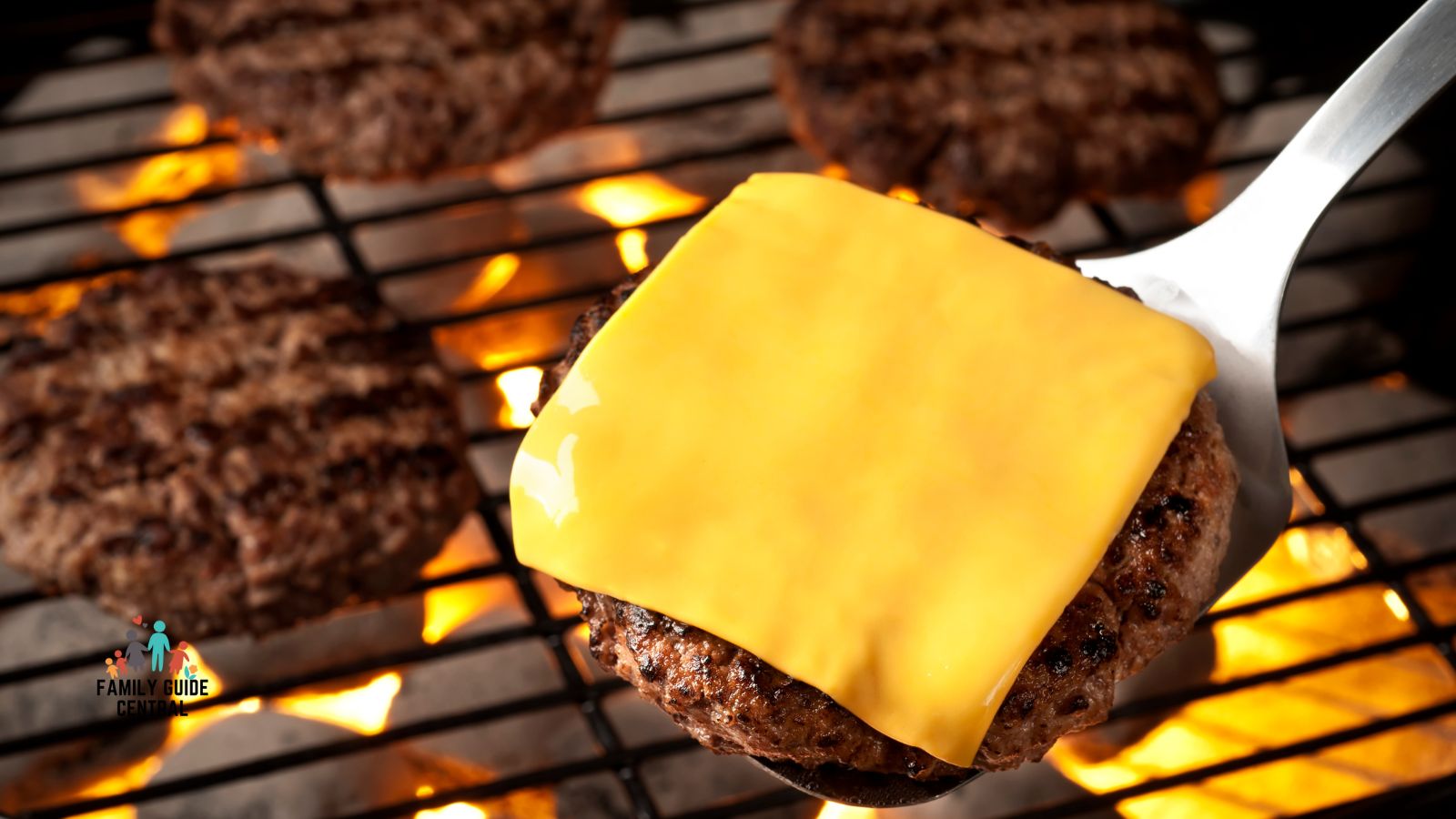 Cooking cheese burgers on a pellet grill - familyguidecentral.com