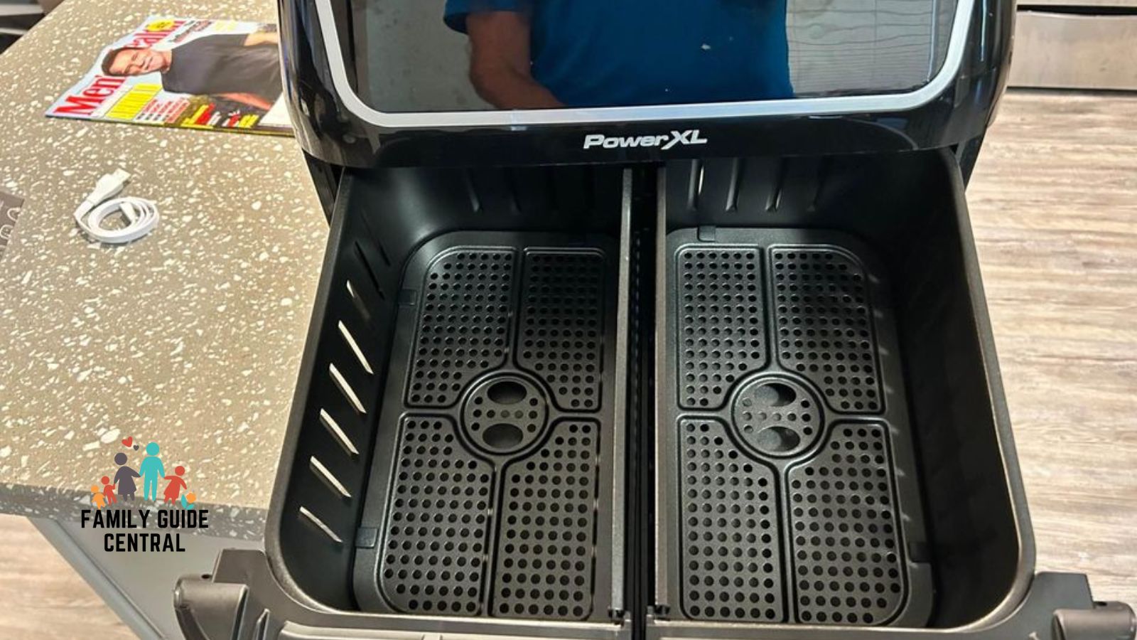 Air fryer with dual baskets - familyguidecentral.com