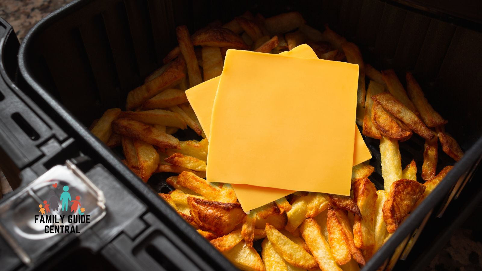 Melting cheese in the air fryer - familyguidecentral.com